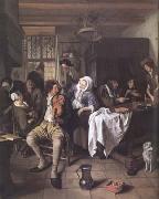 Jan Steen Interior of a Tavern (mk25 oil painting